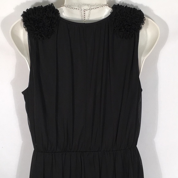H&M Black Sleeveless V Neck Dress Womens Size S - Picture 4 of 8